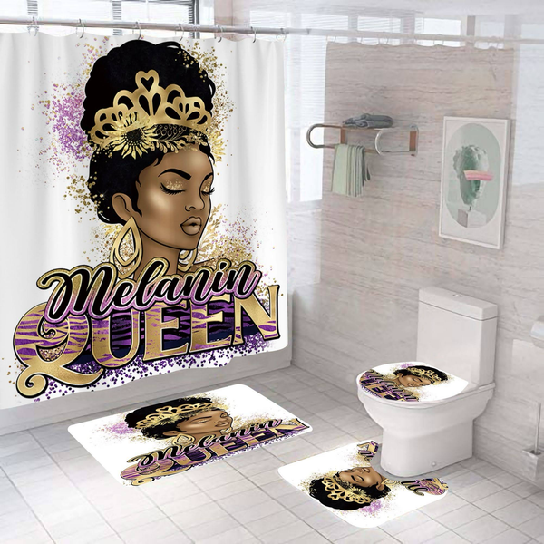 Golden Regal Majesty — 4-Piece Bathroom Set