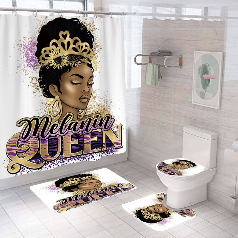 Golden Regal Majesty — 4-Piece Bathroom Set