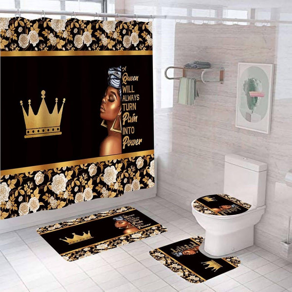 A Queen Turns Pain Into Power — 4-Piece Bathroom Set