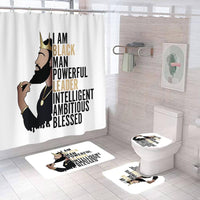 I Am Black Man Affirmation — 4-Piece Bathroom Set 1