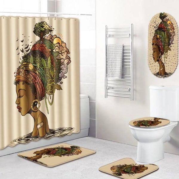 Nature Crown Earth & Sky — 4-Piece Bathroom Set